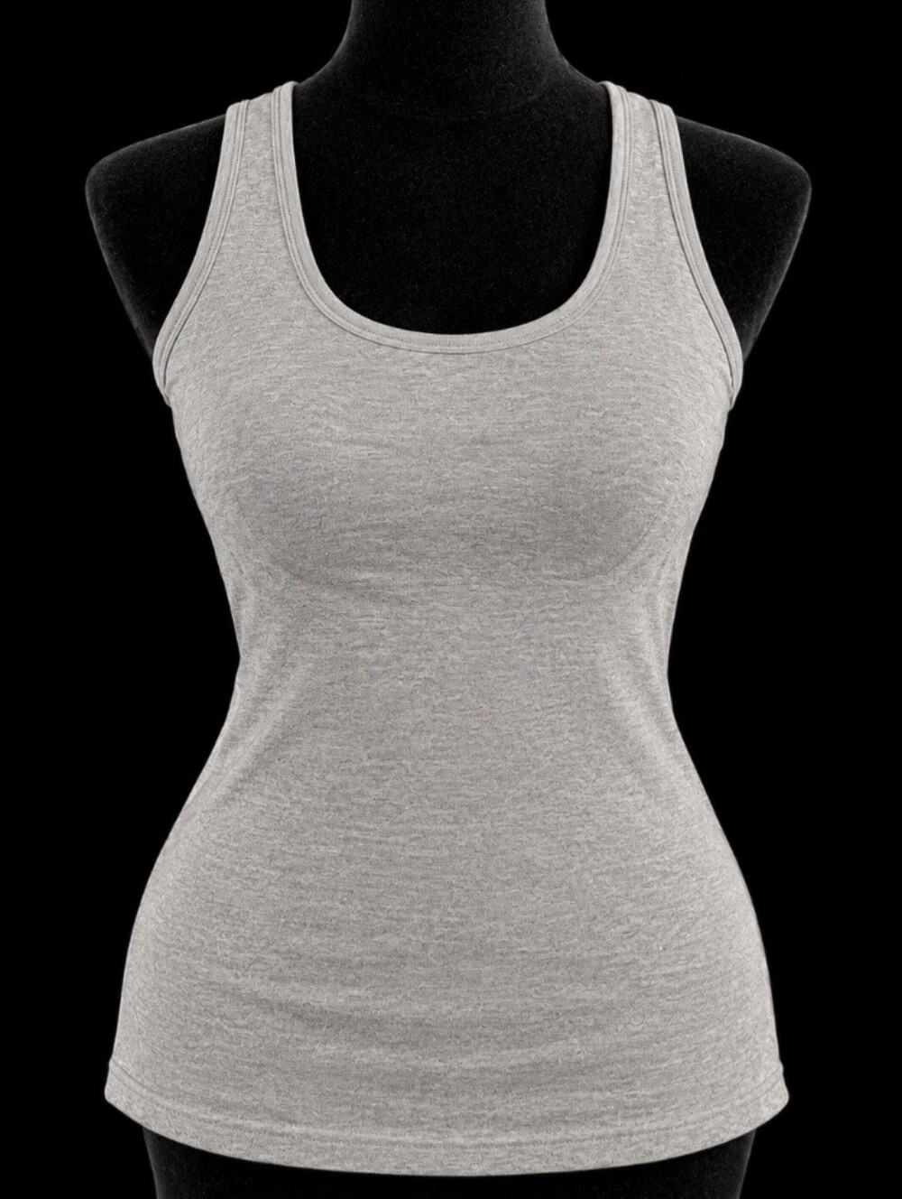 NWT F.I.T Seamless Shaping Tank Top Heather Grey Light Control Shapewear 1X